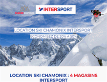 Tablet Screenshot of intersport-chamonix.com